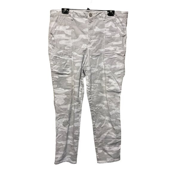 Wit & Wisdom Gray White Camouflage‎ Pattern with Pockets - Picture 1 of 4